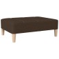 vidaXL Fußhocker Dunkelbraun 78x56x32 cm Stoff vidaXL Fußhocker Dunkelbraun 78x56x32 cm Stoff