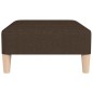 vidaXL Fußhocker Dunkelbraun 78x56x32 cm Stoff vidaXL Fußhocker Dunkelbraun 78x56x32 cm Stoff