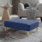 vidaXL Fußhocker Blau 78x56x32 cm Stoff vidaXL Fußhocker Blau 78x56x32 cm Stoff