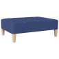 vidaXL Fußhocker Blau 78x56x32 cm Stoff vidaXL Fußhocker Blau 78x56x32 cm Stoff