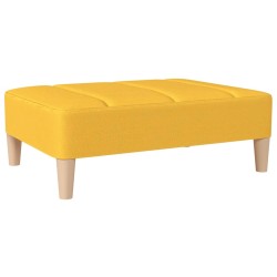 vidaXL Fußhocker Gelb 78x56x32 cm Stoff