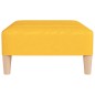 vidaXL Fußhocker Gelb 78x56x32 cm Stoff vidaXL Fußhocker Gelb 78x56x32 cm Stoff