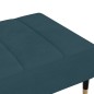 vidaXL Fußhocker Blau 78x56x32 cm Samt vidaXL Fußhocker Blau 78x56x32 cm Samt