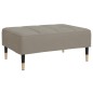 vidaXL Fußhocker Hellgrau 78x56x32 cm Samt vidaXL Fußhocker Hellgrau 78x56x32 cm Samt