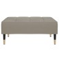 vidaXL Fußhocker Hellgrau 78x56x32 cm Samt vidaXL Fußhocker Hellgrau 78x56x32 cm Samt