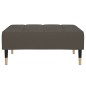 vidaXL Fußhocker Dunkelgrau 78x56x32 cm Samt vidaXL Fußhocker Dunkelgrau 78x56x32 cm Samt