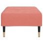 vidaXL Fußhocker Rosa 78x56x32 cm Samt vidaXL Fußhocker Rosa 78x56x32 cm Samt