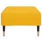 vidaXL Fußhocker Gelb 78x56x32 cm Samt vidaXL Fußhocker Gelb 78x56x32 cm Samt