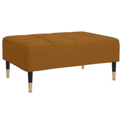 vidaXL Fußhocker Braun 78x56x32 cm Samt