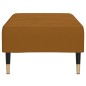 vidaXL Fußhocker Braun 78x56x32 cm Samt vidaXL Fußhocker Braun 78x56x32 cm Samt