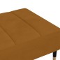 vidaXL Fußhocker Braun 78x56x32 cm Samt vidaXL Fußhocker Braun 78x56x32 cm Samt