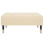 vidaXL Fußhocker Creme 78x56x32 cm Samt vidaXL Fußhocker Creme 78x56x32 cm Samt