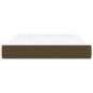 vidaXL Taschenfederkernmatratze Dunkelbraun 120x200x20 cm Stoff vidaXL Taschenfederkernmatratze Dunkelbraun 120x200x20 cm Stoff