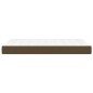 vidaXL Taschenfederkernmatratze Dunkelbraun 120x200x20 cm Stoff vidaXL Taschenfederkernmatratze Dunkelbraun 120x200x20 cm Stoff