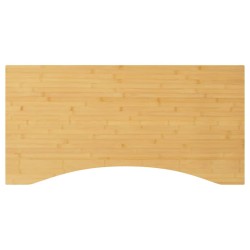 vidaXL Schreibtischplatte 110x55x1,5 cm Bambus