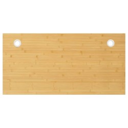 vidaXL Schreibtischplatte 100x50x2,5 cm Bambus