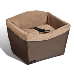 Happy Ride Haustier-Autositz Tagalong L Braun
