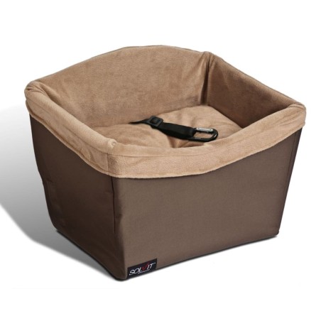 Happy Ride Haustier-Autositz Tagalong L Braun