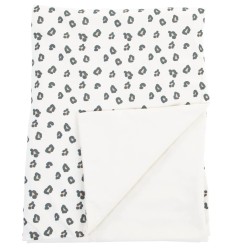CHILDHOME Babydecke 100x80cm Jersey Leopard 