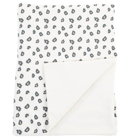 CHILDHOME Babydecke 100x80cm Jersey Leopard 