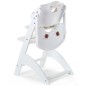CHILDHOME 2-in-1 Baby-Hochstuhl Lambda 3 Weiß CHILDHOME 2-in-1 Baby-Hochstuhl Lambda 3 Weiß