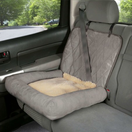 Happy Ride Hundebett Car Cuddler Klein Grau