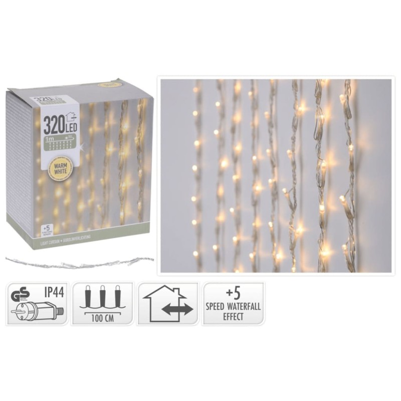 Ambiance Lichtervorhang mit 320 LEDs Ambiance Lichtervorhang mit 320 LEDs