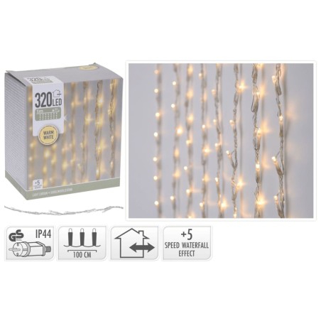 Ambiance Lichtervorhang mit 320 LEDs