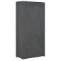 vidaXL 3-stufiger Kleiderschrank Grau 79 x 40 x 170 cm Stoff vidaXL 3-stufiger Kleiderschrank Grau 79 x 40 x 170 cm Stoff