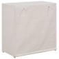 vidaXL Schuhschrank mit Abdeckung Weiß 79 x 40 x 80 cm Stoff vidaXL Schuhschrank mit Abdeckung Weiß 79 x 40 x 80 cm Stoff