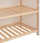 vidaXL Schuhschrank mit Abdeckung Weiß 79 x 40 x 80 cm Stoff vidaXL Schuhschrank mit Abdeckung Weiß 79 x 40 x 80 cm Stoff
