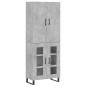 vidaXL Highboard Betongrau 69,5x34x180 cm Holzwerkstoff vidaXL Highboard Betongrau 69,5x34x180 cm Holzwerkstoff
