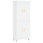 vidaXL Highboard Weiß 69,5x34x180 cm Holzwerkstoff vidaXL Highboard Weiß 69,5x34x180 cm Holzwerkstoff
