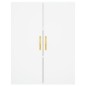 vidaXL Highboard Weiß 69,5x34x180 cm Holzwerkstoff vidaXL Highboard Weiß 69,5x34x180 cm Holzwerkstoff