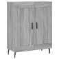vidaXL Highboard Grau Sonoma 69,5x34x180 cm Holzwerkstoff vidaXL Highboard Grau Sonoma 69,5x34x180 cm Holzwerkstoff
