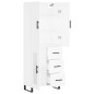 vidaXL Highboard Weiß 69,5x34x180 cm Holzwerkstoff vidaXL Highboard Weiß 69,5x34x180 cm Holzwerkstoff