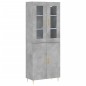 vidaXL Highboard Betongrau 69,5x34x180 cm Holzwerkstoff vidaXL Highboard Betongrau 69,5x34x180 cm Holzwerkstoff