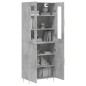 vidaXL Highboard Betongrau 69,5x34x180 cm Holzwerkstoff vidaXL Highboard Betongrau 69,5x34x180 cm Holzwerkstoff