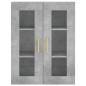 vidaXL Highboard Betongrau 69,5x34x180 cm Holzwerkstoff vidaXL Highboard Betongrau 69,5x34x180 cm Holzwerkstoff