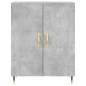 vidaXL Highboard Betongrau 69,5x34x180 cm Holzwerkstoff vidaXL Highboard Betongrau 69,5x34x180 cm Holzwerkstoff