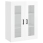 vidaXL Highboard Hochglanz-Weiß 69,5x34x180 cm Holzwerkstoff vidaXL Highboard Hochglanz-Weiß 69,5x34x180 cm Holzwerkstoff