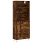 vidaXL Highboard Räuchereiche 69,5x34x180 cm Holzwerkstoff vidaXL Highboard Räuchereiche 69,5x34x180 cm Holzwerkstoff