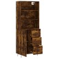 vidaXL Highboard Räuchereiche 69,5x34x180 cm Holzwerkstoff vidaXL Highboard Räuchereiche 69,5x34x180 cm Holzwerkstoff