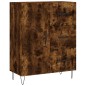 vidaXL Highboard Räuchereiche 69,5x34x180 cm Holzwerkstoff vidaXL Highboard Räuchereiche 69,5x34x180 cm Holzwerkstoff