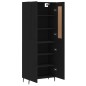 vidaXL Highboard Schwarz 69,5x34x180 cm Holzwerkstoff vidaXL Highboard Schwarz 69,5x34x180 cm Holzwerkstoff