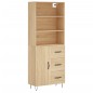 vidaXL Highboard Sonoma-Eiche 69,5x34x180 cm Holzwerkstoff vidaXL Highboard Sonoma-Eiche 69,5x34x180 cm Holzwerkstoff