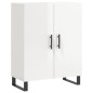 vidaXL Highboard Hochglanz-Weiß 69,5x34x180 cm Holzwerkstoff vidaXL Highboard Hochglanz-Weiß 69,5x34x180 cm Holzwerkstoff