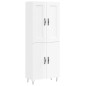 vidaXL Highboard Hochglanz-Weiß 69,5x34x180 cm Holzwerkstoff vidaXL Highboard Hochglanz-Weiß 69,5x34x180 cm Holzwerkstoff