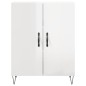 vidaXL Highboard Hochglanz-Weiß 69,5x34x180 cm Holzwerkstoff vidaXL Highboard Hochglanz-Weiß 69,5x34x180 cm Holzwerkstoff