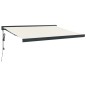 vidaXL Gelenkarmmarkise Creme 3x2,5 m Stoff und Aluminium vidaXL Gelenkarmmarkise Creme 3x2,5 m Stoff und Aluminium
